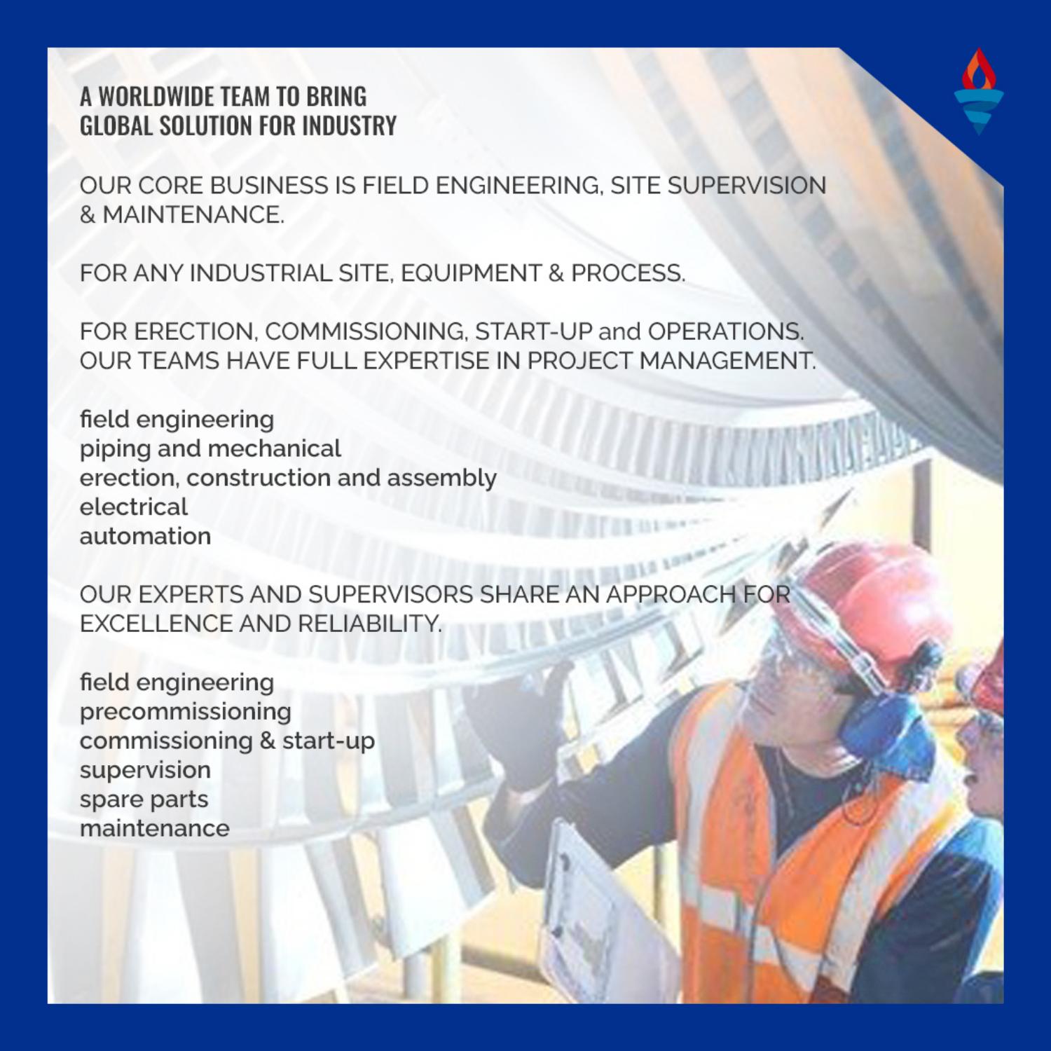 Field engineering capability from APGT catalog